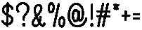 Pumpkin Bookmark Regular otf (400) Font OTHER CHARS