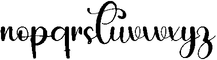 Pumpkin December Regular otf (400) Font LOWERCASE
