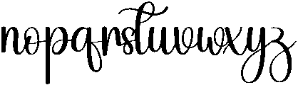 Pumpkin Regular otf (400) Font LOWERCASE