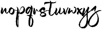 Pumpkin otf (400) Font LOWERCASE