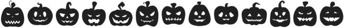 Pumpkins Regular otf (400) Font UPPERCASE