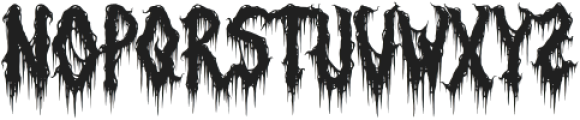 Punish Sinner otf (400) Font LOWERCASE