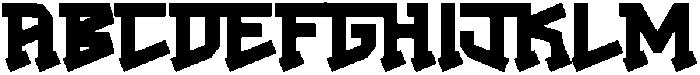 Punk Metos Regular otf (400) Font UPPERCASE