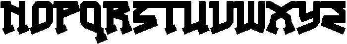 Punk Metos Regular otf (400) Font UPPERCASE