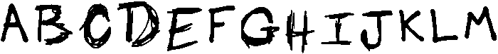 Punk Regular otf (400) Font UPPERCASE