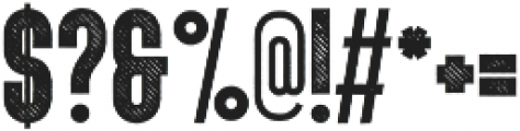 PunkRocker Stamp otf (400) Font OTHER CHARS