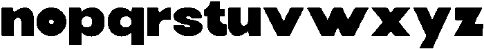 Punko Regular otf (400) Font LOWERCASE