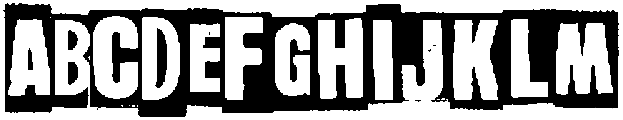 Punks in Angst Hardcore otf (400) Font UPPERCASE