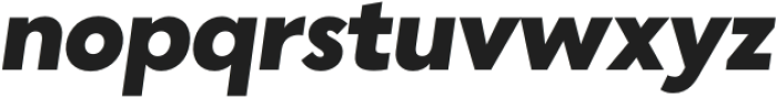 Punkto Black Italic otf (900) Font LOWERCASE