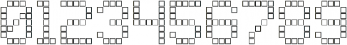 Punto Square-Medium-Outline otf (500) Font OTHER CHARS
