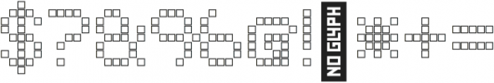 Punto Square-Medium-Outline otf (500) Font OTHER CHARS