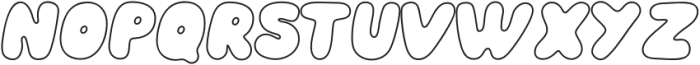 Pure Misty Outline otf (400) Font UPPERCASE