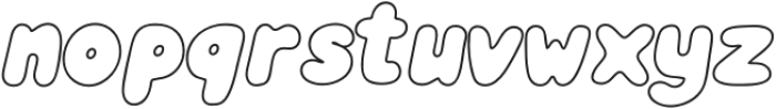 Pure Misty Outline otf (400) Font LOWERCASE