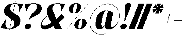 Pure Motif ExtraBold Italic otf (700) Font OTHER CHARS