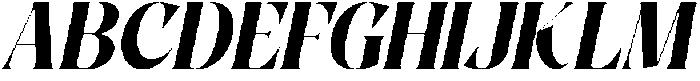 Pure Motif ExtraBold Italic otf (700) Font UPPERCASE
