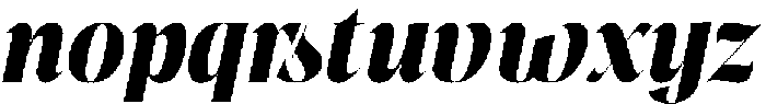 Pure Motif ExtraBold Italic otf (700) Font LOWERCASE