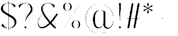 Pure Motif ExtraLight otf (200) Font OTHER CHARS