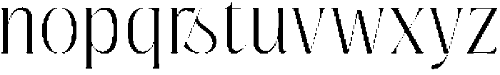 Pure Motif ExtraLight otf (200) Font LOWERCASE