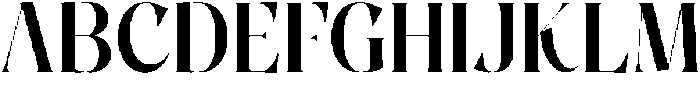 Pure Motif SemiBold otf (600) Font UPPERCASE