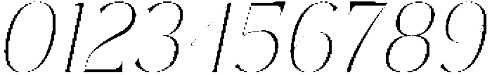 Pure Motif Thin Italic otf (100) Font OTHER CHARS