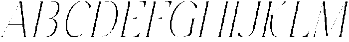 Pure Motif Thin Italic otf (100) Font UPPERCASE