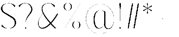 Pure Motif Thin otf (100) Font OTHER CHARS