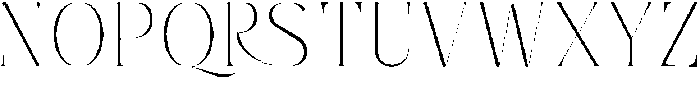 Pure Motif Thin otf (100) Font UPPERCASE