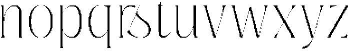 Pure Motif Thin otf (100) Font LOWERCASE