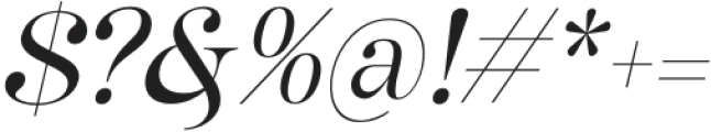 PureMalone-Italic otf (400) Font OTHER CHARS
