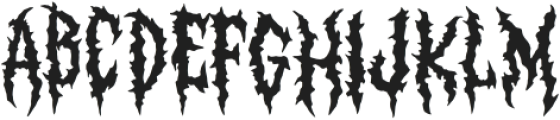 Purgatory-Regular otf (400) Font UPPERCASE