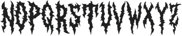 Purgatory-Regular otf (400) Font UPPERCASE