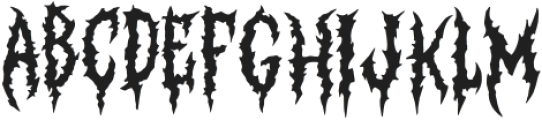 Purgatory-Regular otf (400) Font LOWERCASE