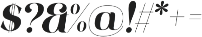 Purity Italic otf (400) Font OTHER CHARS