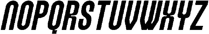 Pushkey Italic otf (400) Font UPPERCASE