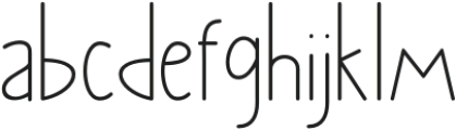 Pushpin Light otf (300) Font LOWERCASE