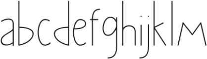 Pushpin Thin otf (100) Font LOWERCASE