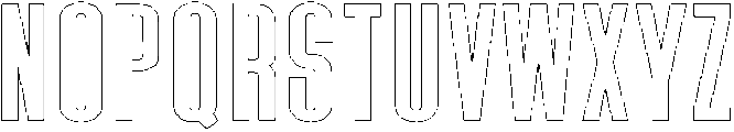 Puspa Sans Outline otf (400) Font UPPERCASE
