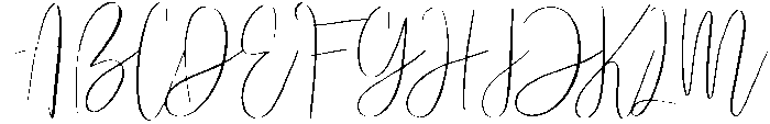 Puspa Script otf (400) Font UPPERCASE