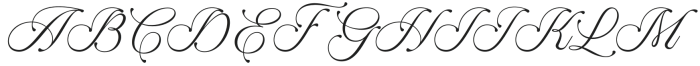 Puspita Script Regular otf (400) Font UPPERCASE
