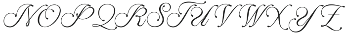 Puspita Script Regular otf (400) Font UPPERCASE