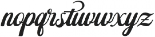 Putteri Script Bold Regular otf (700) Font LOWERCASE