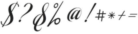 PutteriScriptItalic otf (400) Font OTHER CHARS