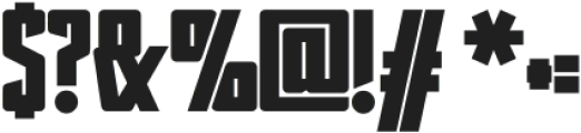 Puzo Modern otf (400) Font OTHER CHARS