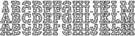 Puzz Regular otf (400) Font UPPERCASE