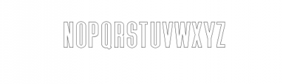 Puspa Sans Outline.ttf Font LOWERCASE