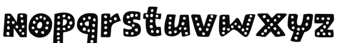 Public Secret Dots Font LOWERCASE