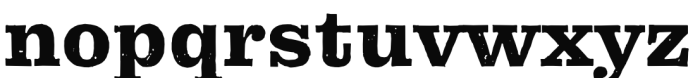 Pulpo Rust 100 Regular Font LOWERCASE