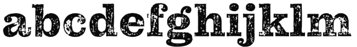 Pulpo Rust 75 Regular Font LOWERCASE