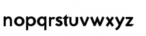 Purissima Bold D Font LOWERCASE