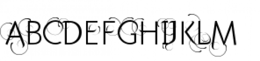 Purissima Light B Font UPPERCASE